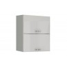 alto 60 2 puertas elevable  blanco brillante