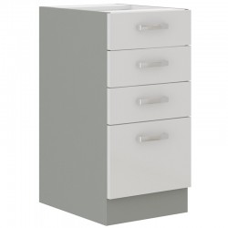 Cocina blanca 4 modulos 180 cm