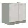 Cocina completa  blanca 240 cm 8 modulos