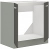 Cocina blanca y gris180 cm