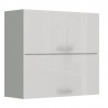 Cocina blanca y gris180 cm