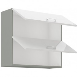 Cocina blanca y gris180 cm