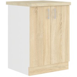 cocina roble 8 modulos 240 cm