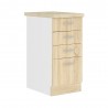cocina roble 8 modulos 240 cm