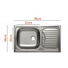 fregadero inox