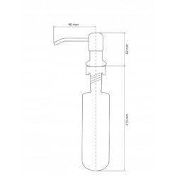 Dispensador de líquido para platos - Chrome
