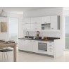 Cocina completa  blanca 240 cm 8 modulos