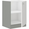 Cocina completa  blanca 240 cm 8 modulos