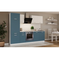juego de muebles de cocina 260 cm azul