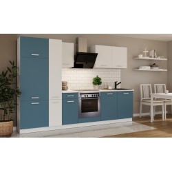 juego de muebles de cocina 260 cm azul