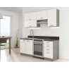 Cocina blanca 5 modulos 180 cm