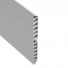 ZÓCALO 4 METROS PVC PLATA MATE 15 x 400 cm