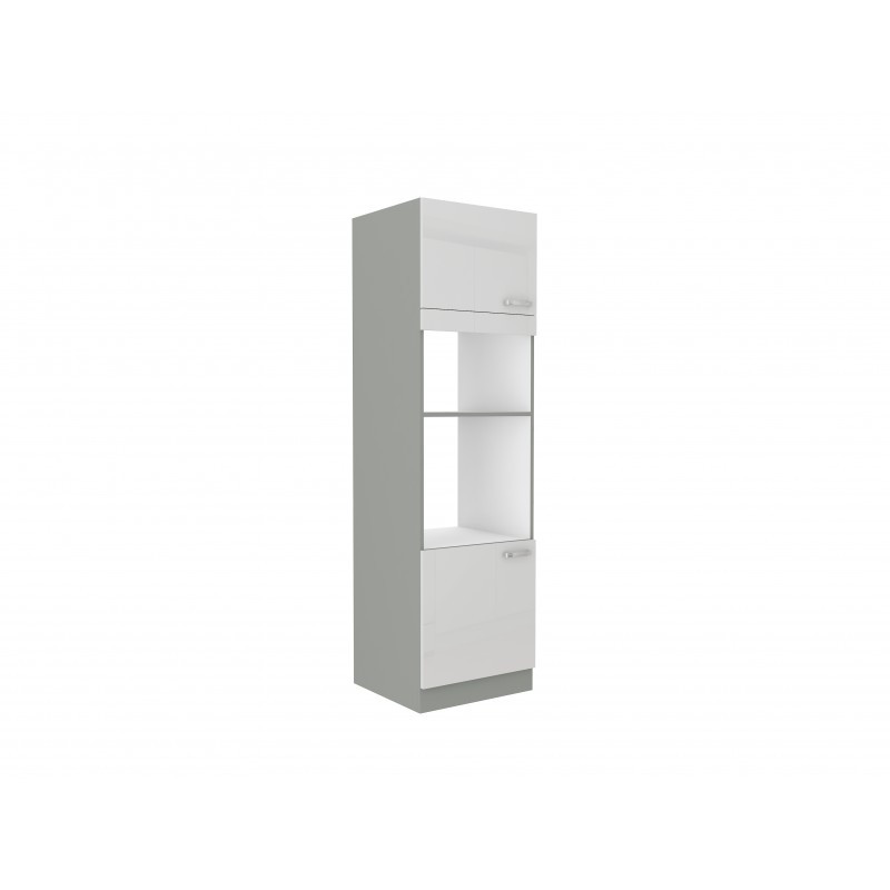 columna de horno y microonda blanco brillante columna de horno y microonda blanco brillante