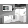 Cocina nueva blanca mate 2 m 70 x 1 m 50