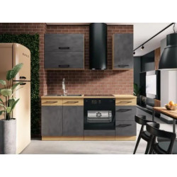 cocina 180 cm  colorado