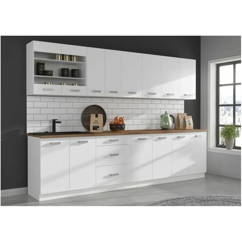 cocina 300 cm blanco mate cocina 300 cm blanco mate