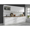 cocina 300 cm blanco mate