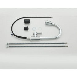 Grifo de cocina monomando caño alto extraíble