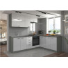 cocina 240x185 cm blanco brillante sin encimera