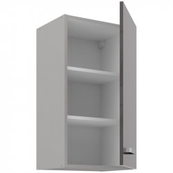 Cocina   gris oscuro 240 cm 8 modulos sin encimera