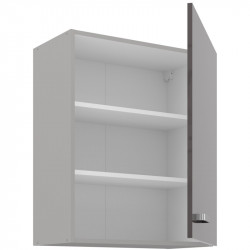 Cocina   gris oscuro 240 cm 8 modulos sin encimera