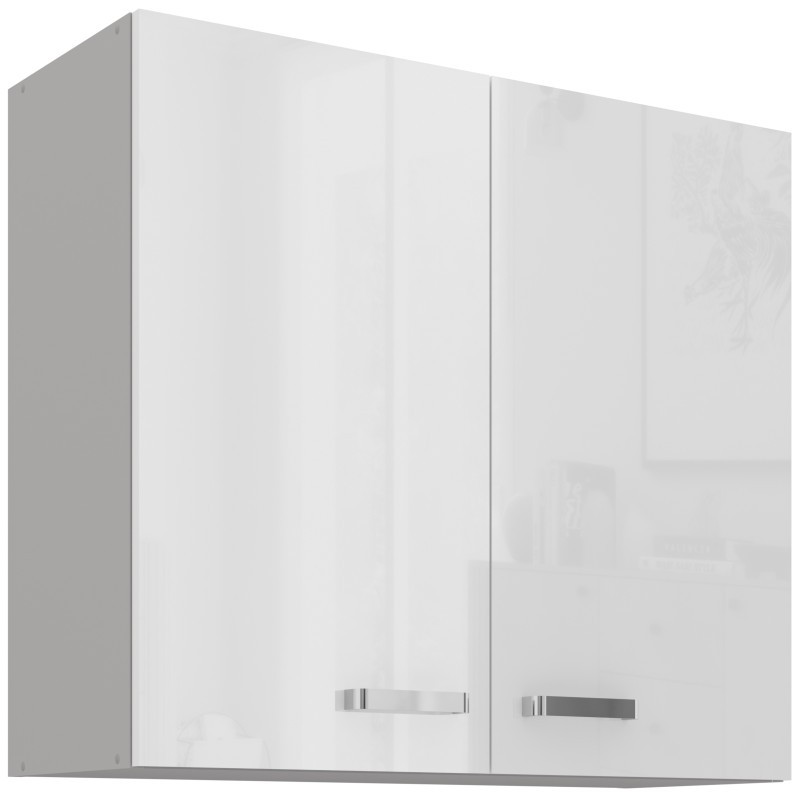 alto 80  2 puertas  blanco brillante