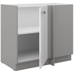 bajo ángulo reversible blanco brillante