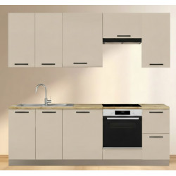 Cocina 240 cm CASHMERE sin encimera