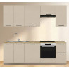 Cocina 240 cm CASHMERE sin encimera
