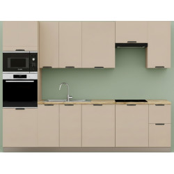 Cocina 300 cm CASHMERE sin encimera