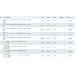 mueble alto 90 finger +puertas