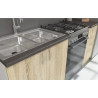 cocina Roble  5 modulos 180 cm sin encimera