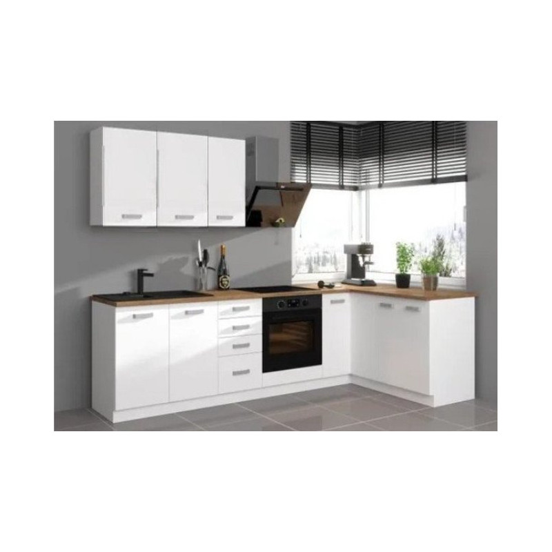 Cocina blanca mate 2 m 70 x 1 m 50 sin encimera