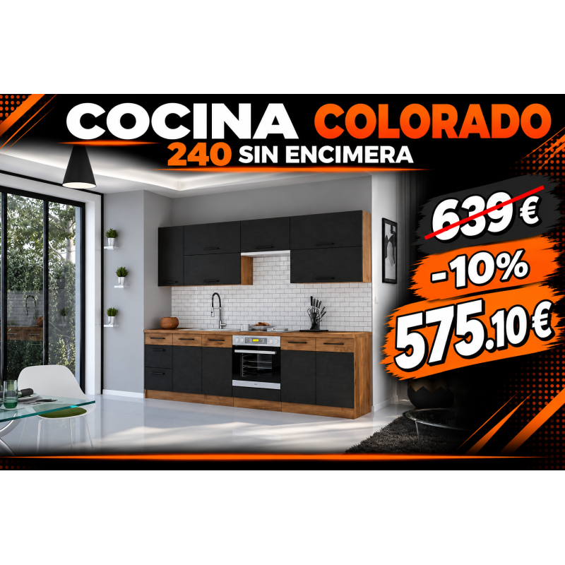 cocina completa 240 cm COLORADO